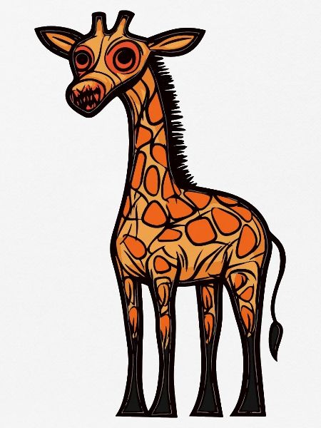 Giraffe Halloween Tier