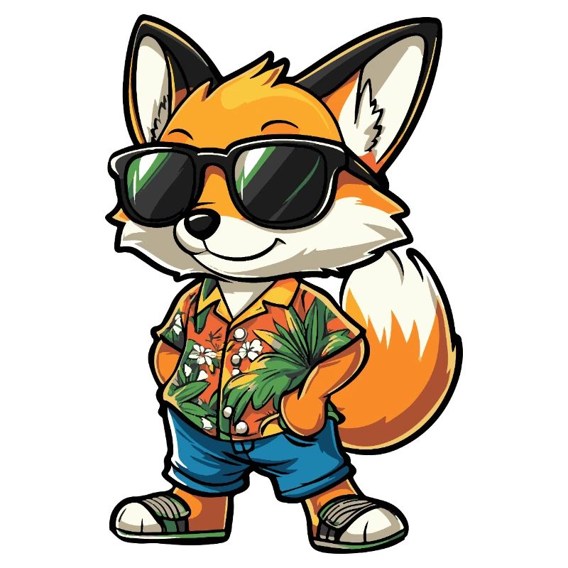 Fuchs Comic Cool Sommer