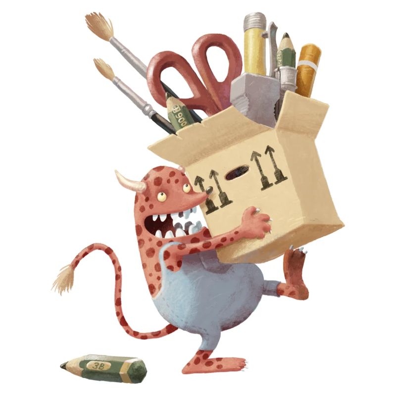 Schreibtischmonster