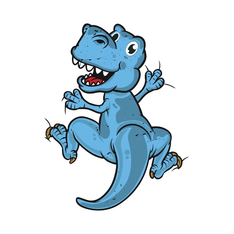 Blauer Dino
