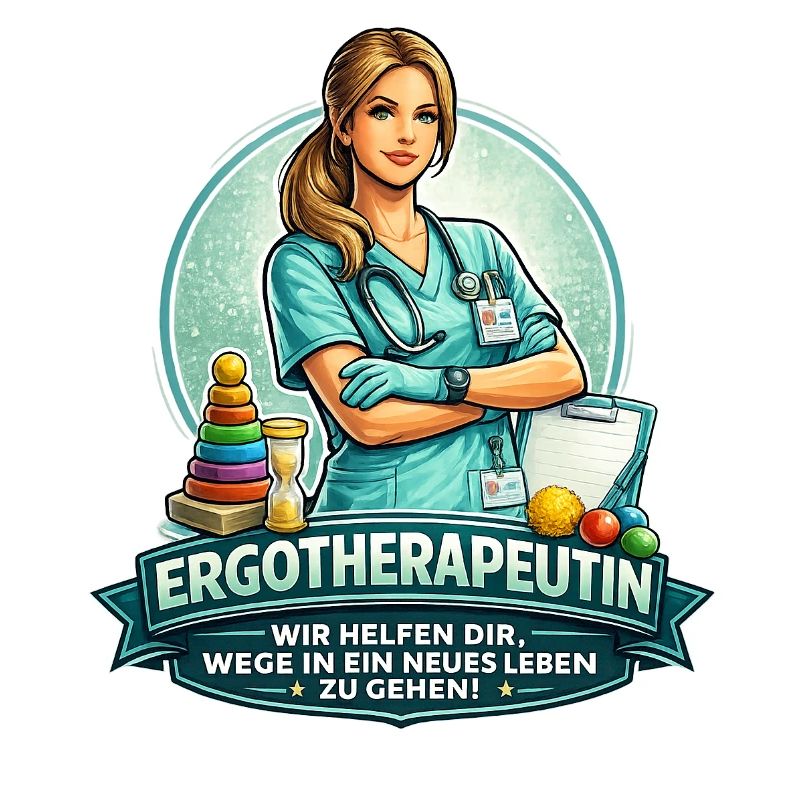 Ergotherapeutin Sticker Design