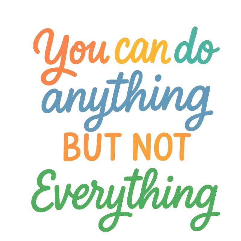 Motivierender Spruch Druckdesign