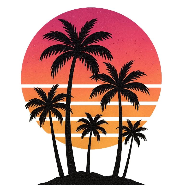 Palm Tree Sunset