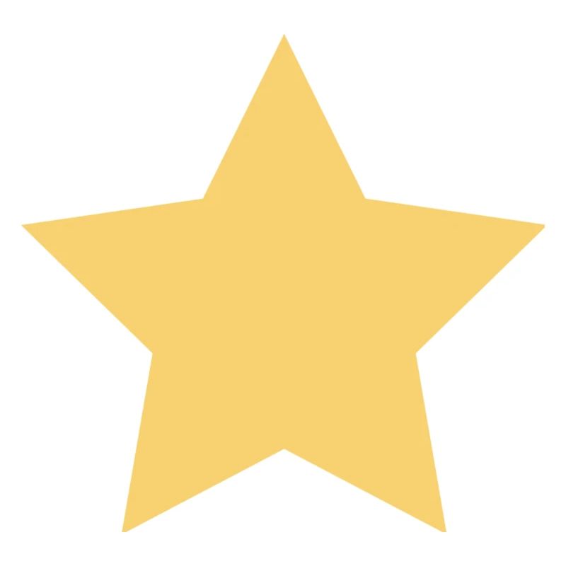 Pluto - star yellow