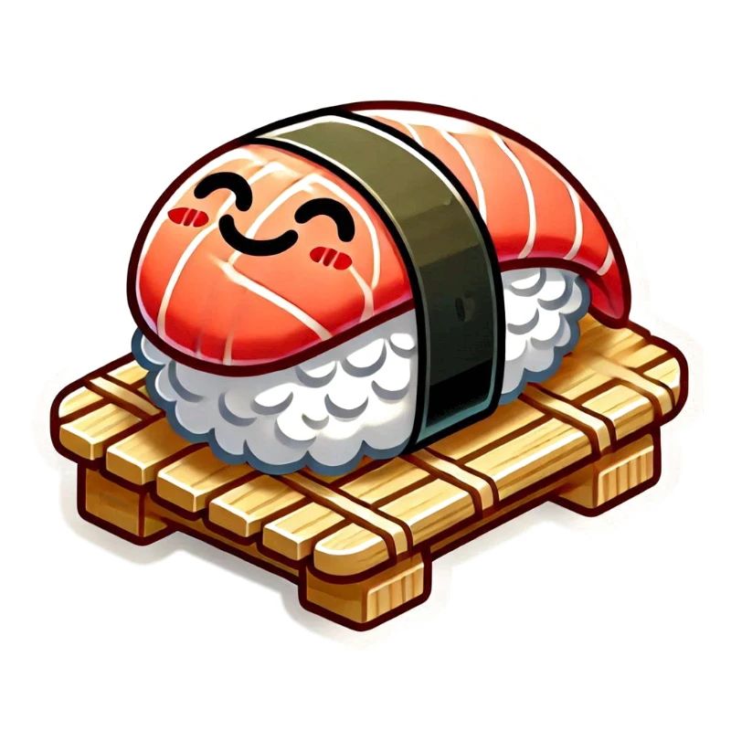 Frohes Kawaii Sushi