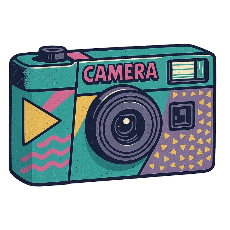 Millennial Retro Kamera