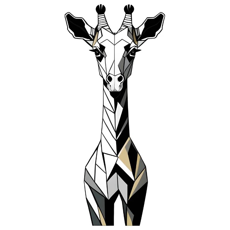 Geometrische Giraffe