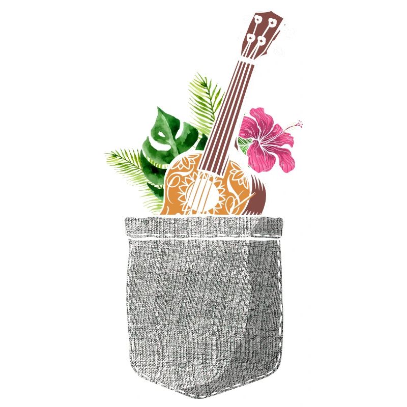 Hawaiian Ukulele Uke Pocket