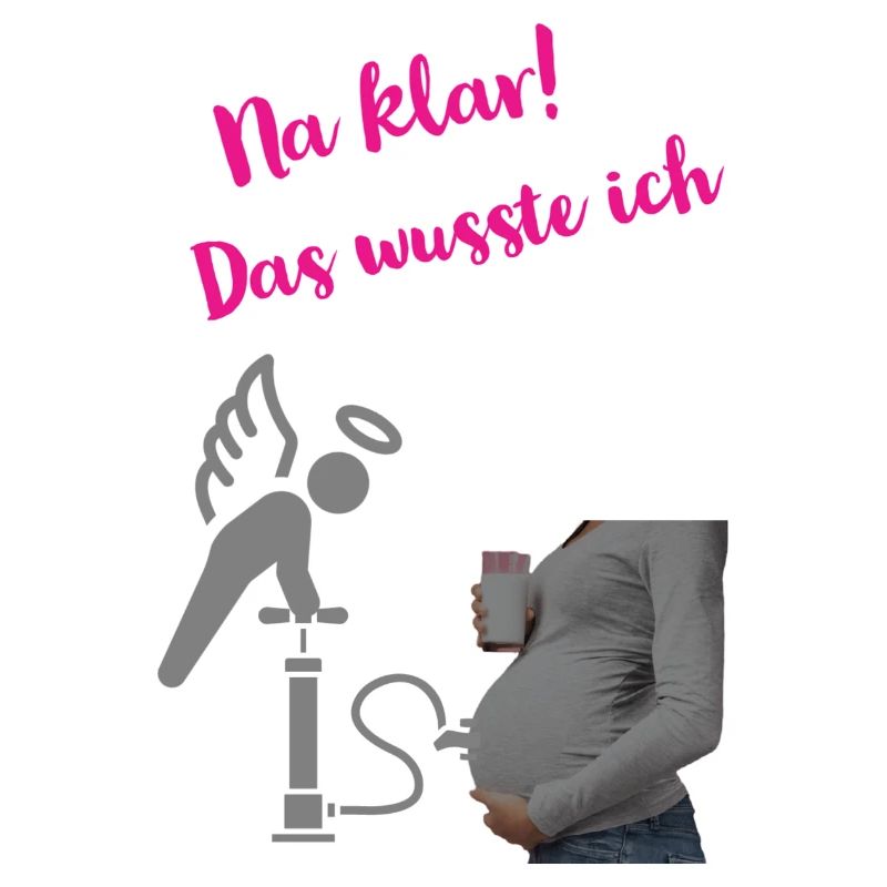 Humorvoller Schwangerschaftsspruch