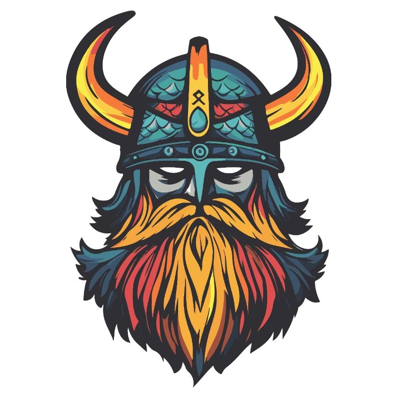 Wikinger Krieger Helm