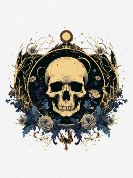 Ephemeral Skull Mandala