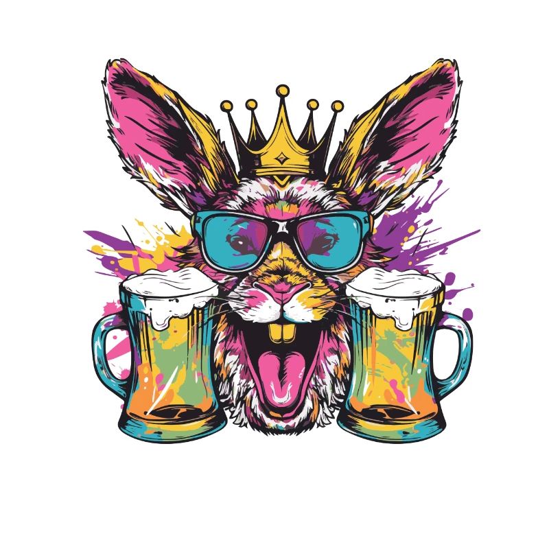 Hase Bier Lustig