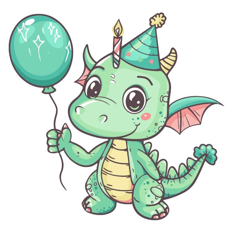Drache Geburtstag Comic