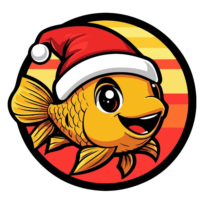 Noël du poisson rouge Noël