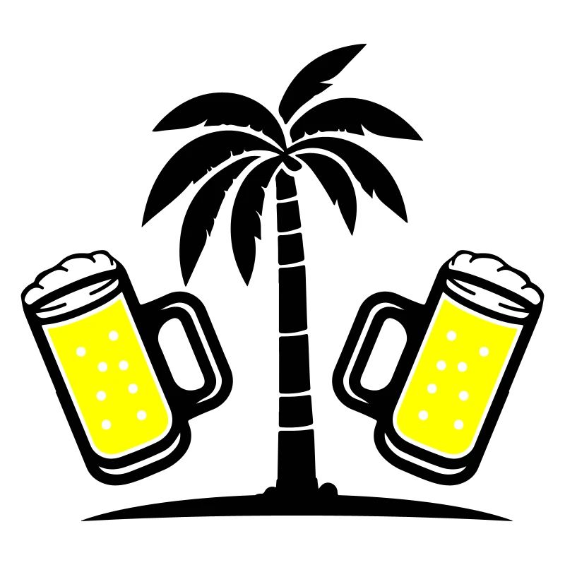 Bier Palmen Urlaub