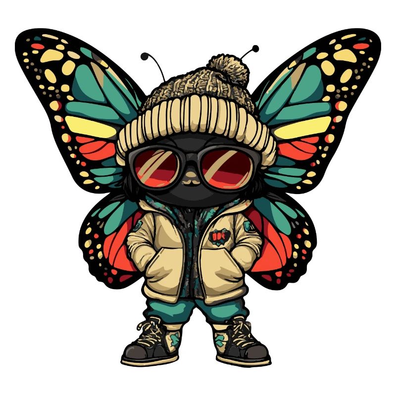 Schmetterling Winter