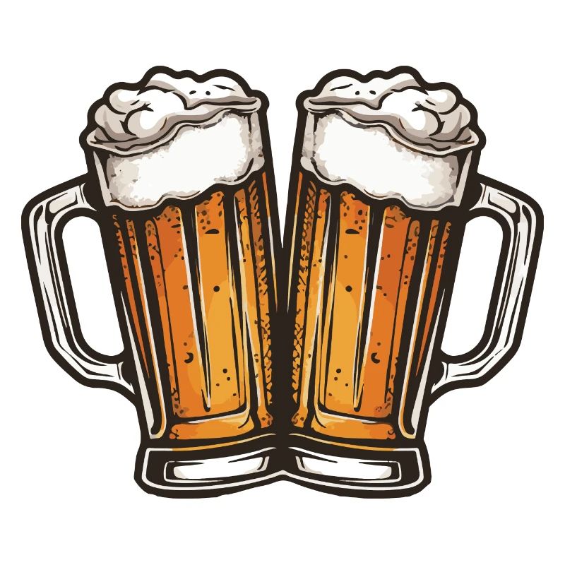 Bierkrug Bier Anstoßen