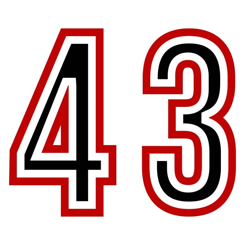 43 Number Years Jersey