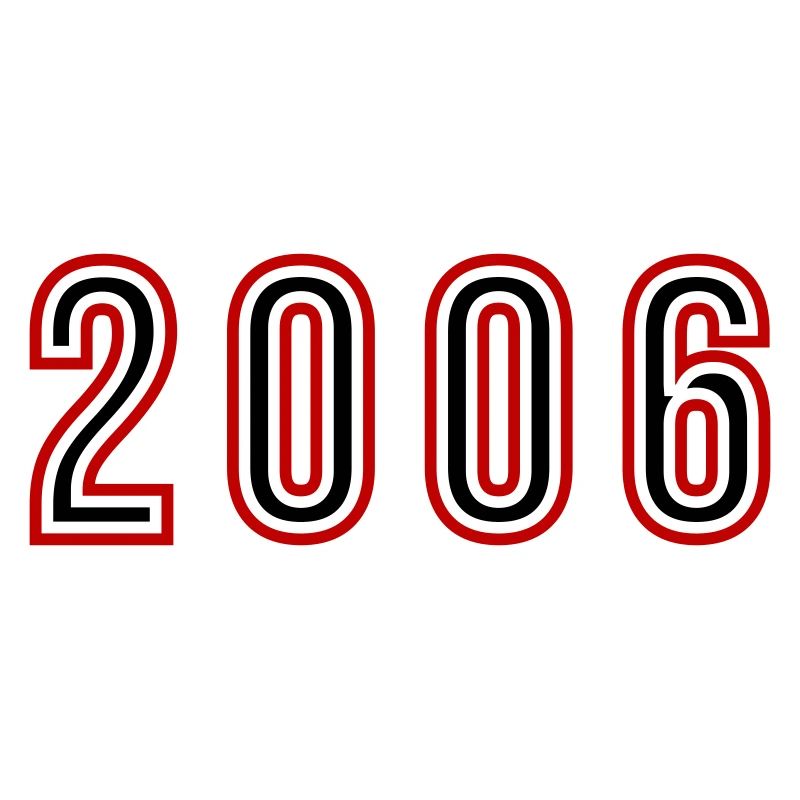2006 Jahr Zahl