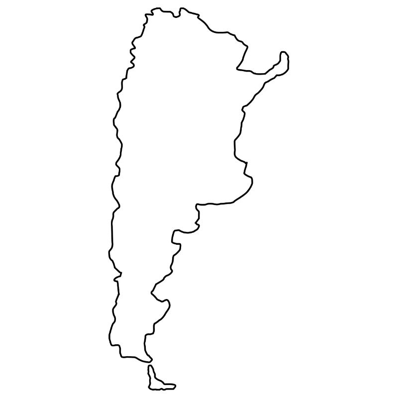 Karte Argentinien