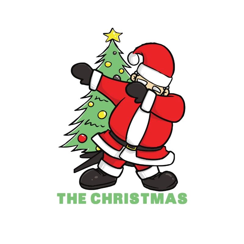 Drôle Dabbing Santa Claus Santa Dab Gift