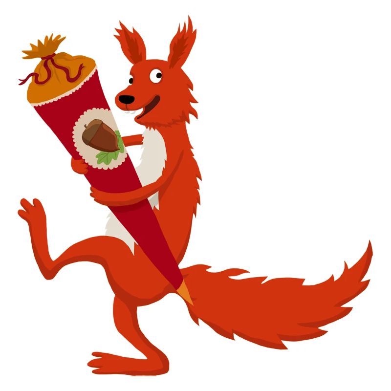 Eichhörnchen Schultüte