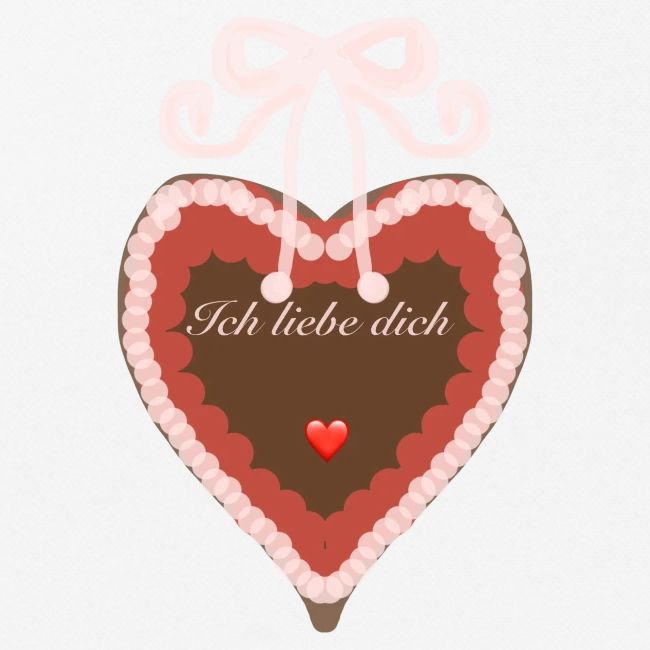 Lebkuchenherz ich liebe dich