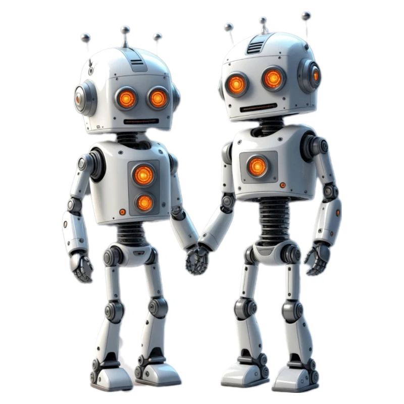 Roboter Pärchen