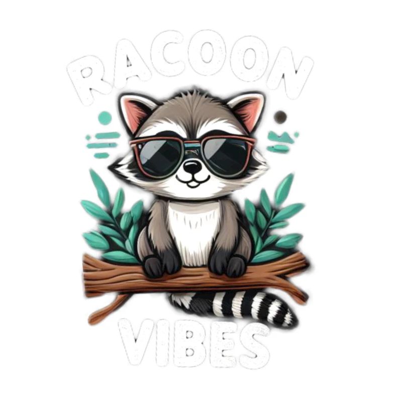 Waschbär mit Sonnenbrille