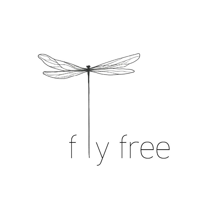 Leuchtende Libelle Silhouette