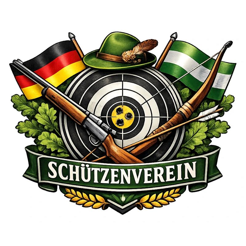 Schützenverein Emblem Zielscheibe