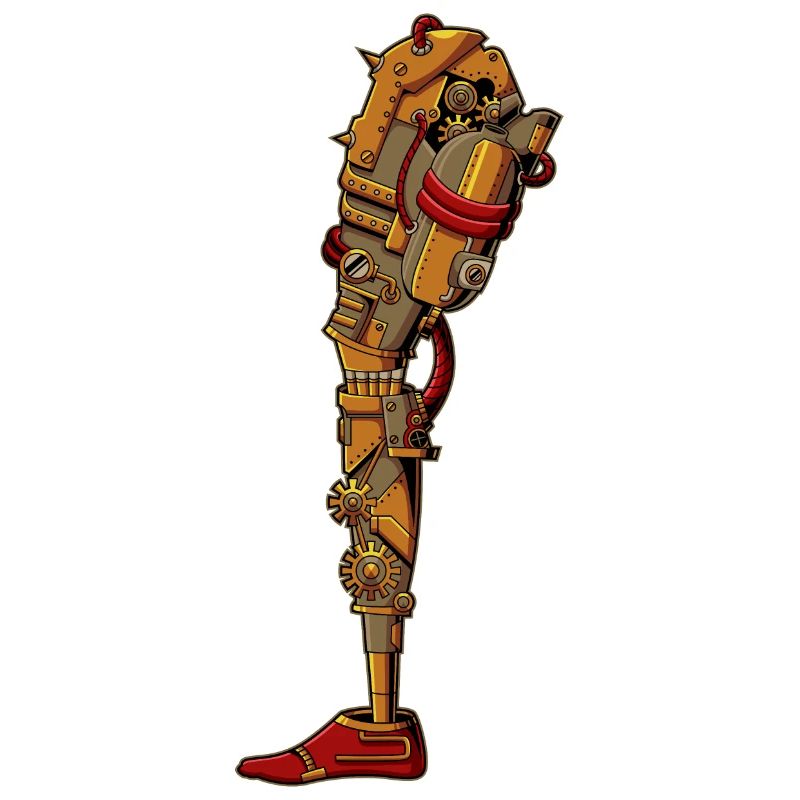 Prothèse Steampunk