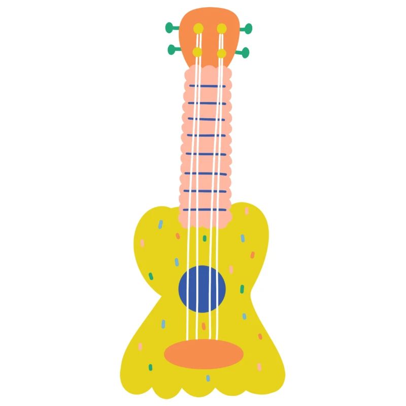 Gelbe Gitarre