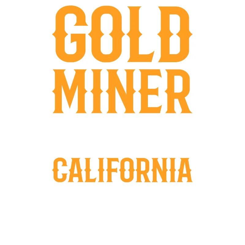 Goldgräber Minenarbeiter Geschenk