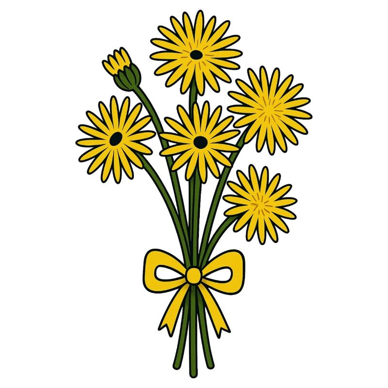 gelber Blumenstrauß