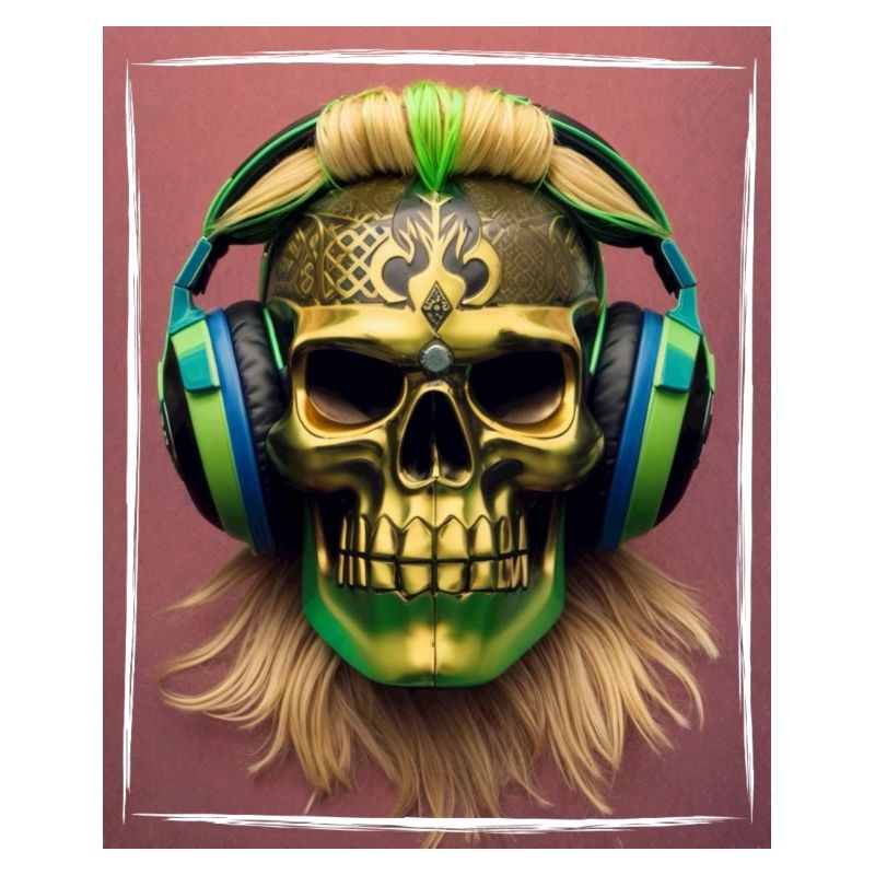 DJ Tiki Skull