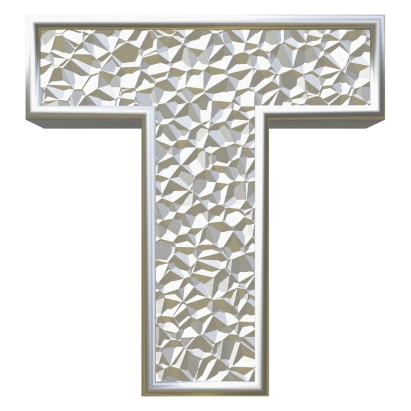 T, letter, initial, monogram,