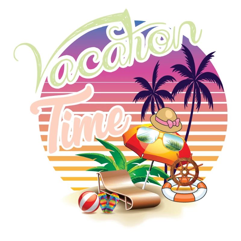 Lässiger Urlaubssommer Motiv
