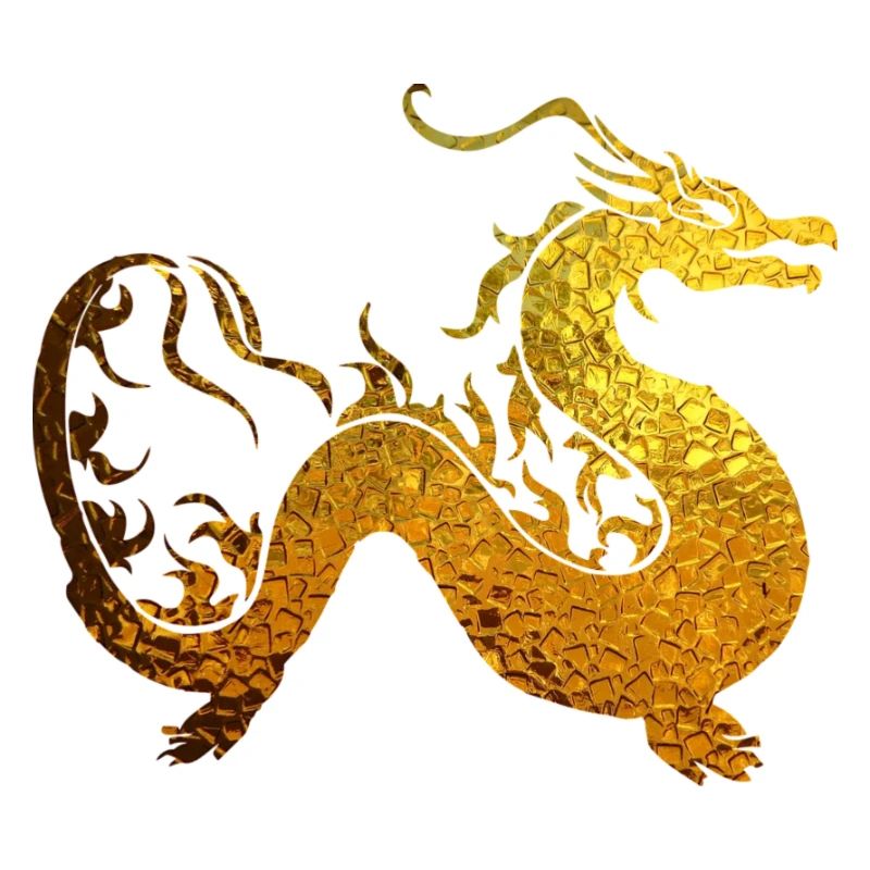 goldener Drache