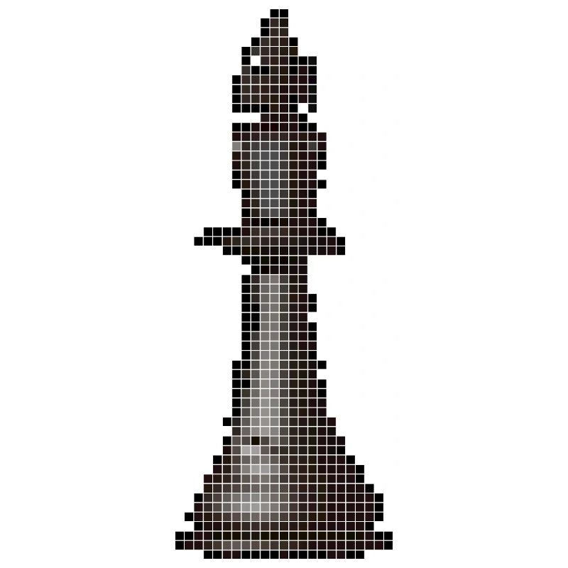 King Chess Piece Jeu d’échecs Échiquier Pixel