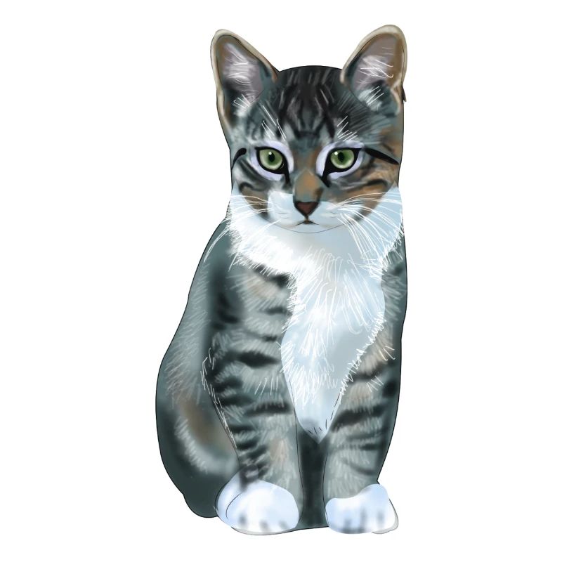 graue Katze
