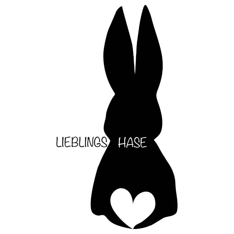 Lieblingshase mit Herz