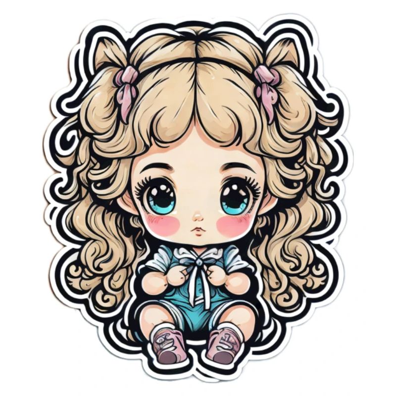 Blonde Puppe