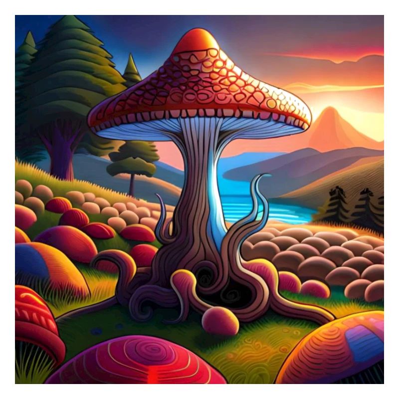 Mushroom comic