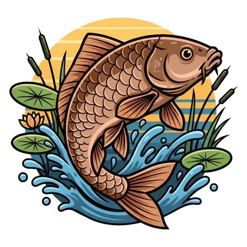Karpfen Angeln Fischen