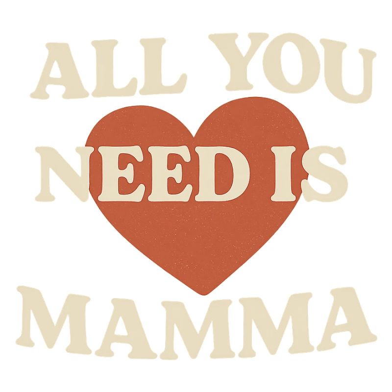 Mama Liebe Herz Druck