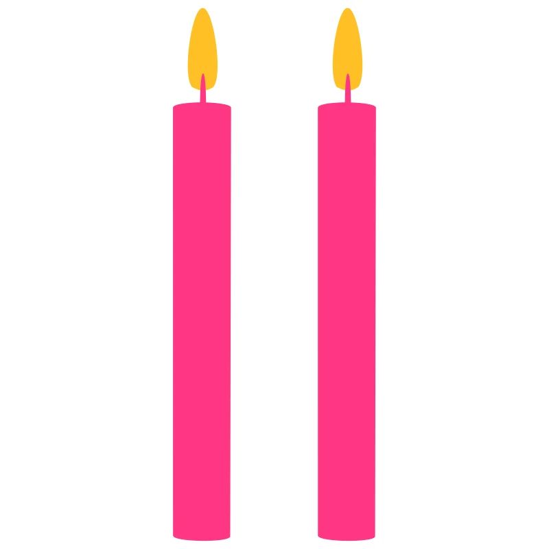 2 Candles / / two / / Second Birthday / / second