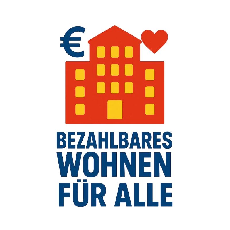 Bezahlbares Wohnen Symbol