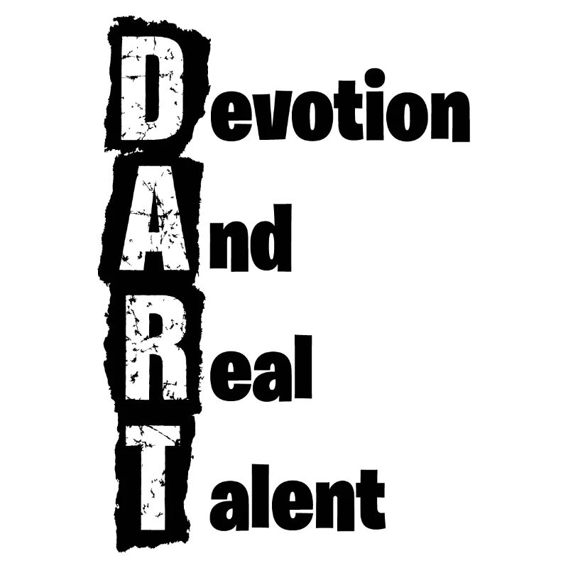 Dart,Darts,Devotion and real Talent 