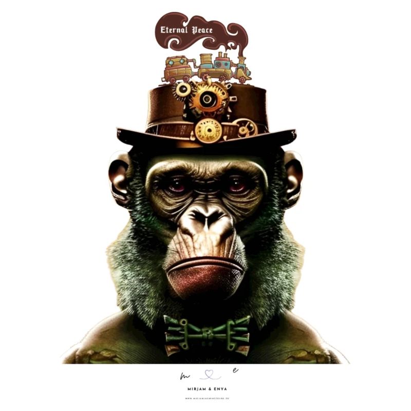 Peace Steampunk Train